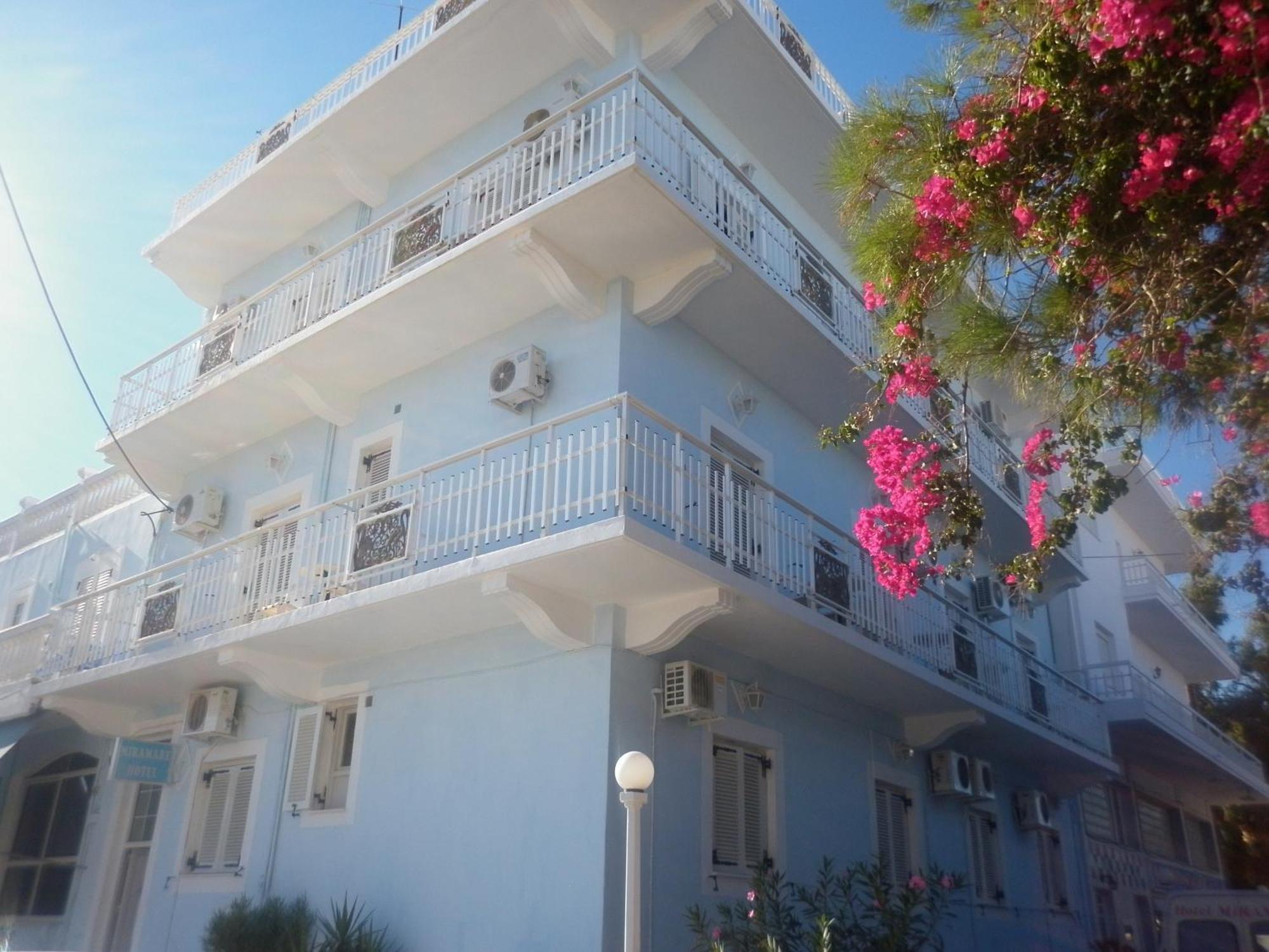 Miramare Hotel Lakkion Bagian luar foto